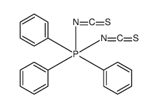 Phosphorane, diisothiocyanatotriphenyl Structure