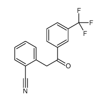 2-(2-CYANOPHENYL)-3'-TRIFLUOROMETHYLACETOPHENONE结构式