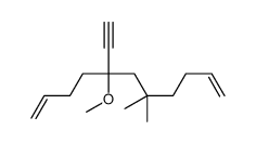 5-ethynyl-5-methoxy-7,7-dimethylundeca-1,10-diene Structure