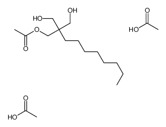 acetic acid,2,2-bis(hydroxymethyl)decyl acetate结构式