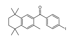 2-(4-iodophenyl)-(3,5,5,8,8-pentamethyl-5,6,7,8-tetrahydronaphthalen-2-yl)-methanone Structure