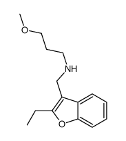 N-[(2-ethyl-1-benzofuran-3-yl)methyl]-3-methoxypropan-1-amine Structure