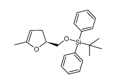 (S)-tert-butyl((5-methyl-2,3-dihydrofuran-2-yl)methoxy)diphenylsilane Structure