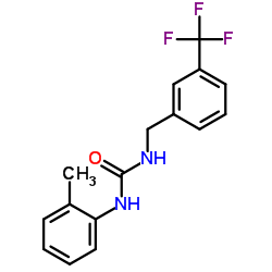 1-(2-Methylphenyl)-3-[3-(trifluoromethyl)benzyl]urea结构式