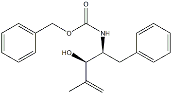 benzyl ((2S,3R)-3-hydroxy-4-methyl-1-phenylpent-4-en-2-yl)carbamate Structure