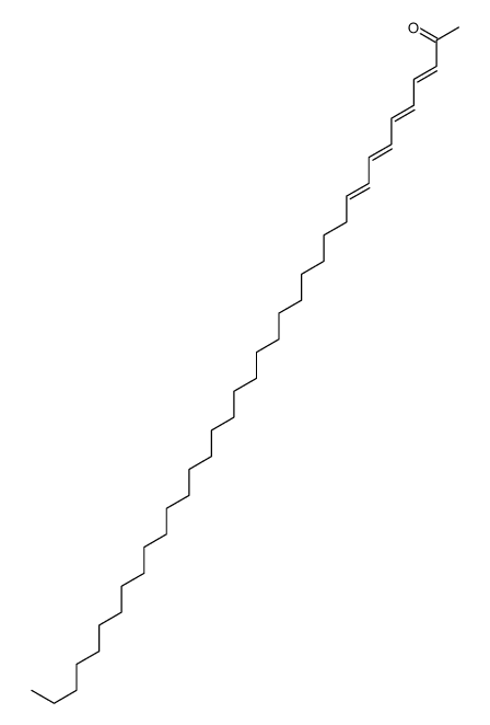 heptatriaconta-3,5,7,9-tetraen-2-one Structure