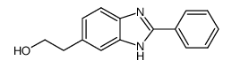 2-(2-phenyl-3H-benzoimidazol-5-yl)ethanol Structure