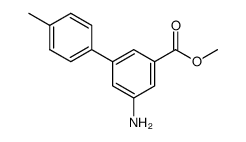 5-amino-4′-methyl-biphenyl-3-carboxylic acid methyl ester Structure