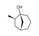 (1R*,5S*,7S*)-7-methylbicyclo<3.2.1>octan-1-ol Structure