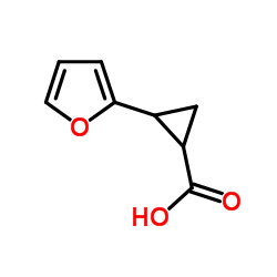 2-(2-Furyl)cyclopropanecarboxylic acid Structure