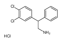 2-(3,4-DICHLOROPHENYL)-2-PHENYLETHYLAMINE HCL结构式