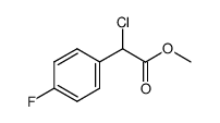 methyl 2-(4-fluorophenyl)-2-chloroacetate结构式