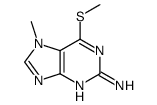 7-methyl-6-methylsulfanylpurin-2-amine Structure