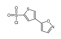 4-(5-isoxazolyl)-2-thiophenesulfonyl chloride(SALTDATA: FREE) Structure