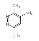 4-Pyridazinamine,3,6-dimethyl- structure