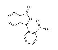 (2-carboxyphenyl)phtalide结构式