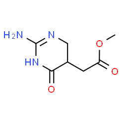 Methyl (2-amino-6-oxo-1,4,5,6-tetrahydropyrimidin-5-yl)acetate picture