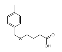 4-[(4-methylphenyl)methylsulfanyl]butanoic acid结构式