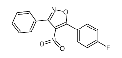 5-(4-fluorophenyl)-4-nitro-3-phenyl-1,2-oxazole Structure