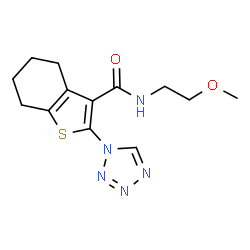 N-(2-Methoxyethyl)-2-(1H-tetrazol-1-yl)-4,5,6,7-tetrahydro-1-benzothiophene-3-carboxamide picture