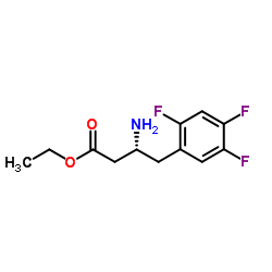 (R)-Ethyl 3-Amino-4-(2,4,5-Trifluorophenyl)Butanoate structure