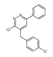 3-chloro-4-(4-chlorobenzyl)-6-phenylpyridazine结构式