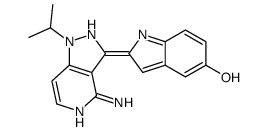 (2E)-2-(4-amino-1-propan-2-yl-2H-pyrazolo[4,3-c]pyridin-3-ylidene)indol-5-ol结构式