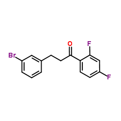 3-(3-Bromophenyl)-1-(2,4-difluorophenyl)-1-propanone图片