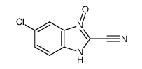 1H-Benzimidazole-2-carbonitrile,5-chloro-,3-oxide(9CI)结构式