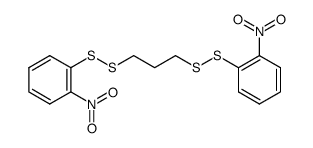 1,3-bis(o-nitrophenyldithio)propane Structure