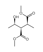 (2R,3S)-dimethyl 2-((R)-1-hydroxyethyl)-3-methylsuccinate Structure