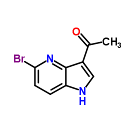 1-(5-Bromo-1H-pyrrolo[3,2-b]pyridin-3-yl)ethanone Structure