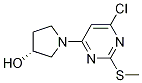 (R)-1-(6-Chloro-2-methylsulfanyl-pyrimidin-4-yl)-pyrrolidin-3-ol Structure