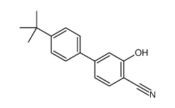 4-(4-tert-butylphenyl)-2-hydroxybenzonitrile结构式