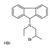 2-bromopropyl-ethyl-(9H-fluoren-9-yl)azanium,bromide Structure