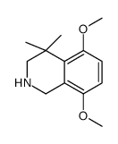 5,8-dimethoxy-4,4-dimethyl-1,2,3,4-tetrahydroisoquinoline Structure