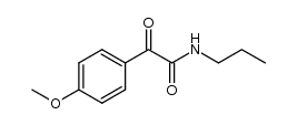 2-(4-methoxyphenyl)-2-oxo-N-propylacetamide Structure