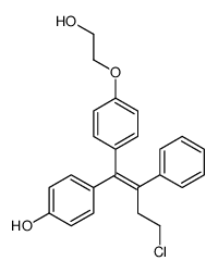 4-[(Z)-4-chloro-1-[4-(2-hydroxyethoxy)phenyl]-2-phenylbut-1-enyl]phenol图片