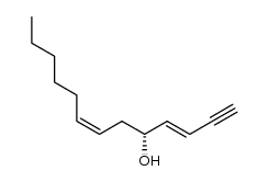 (3E,5R,7Z)-Trideca-3,7-dien-1-yn-5-ol结构式