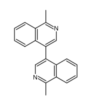 1,1'-dimethyl-4,4'-biisoquinolinyl Structure