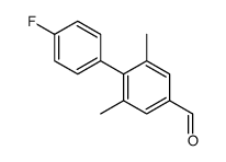 2,6-Dimethyl-4'-fluorobiphenyl-4-carboxaldehyde结构式