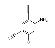 4-amino-2- chloro-5-ethynylbenzonitrile Structure