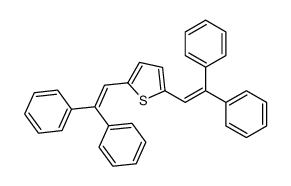 2,5-bis(2,2-diphenylethenyl)thiophene结构式