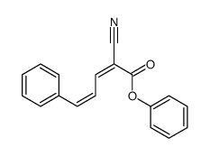 phenyl 2-cyano-5-phenylpenta-2,4-dienoate结构式