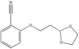 2-[2-(1,3-dioxolan-2-yl)ethoxy]benzonitrile Structure