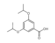 3,5-di-(isopropyloxy)benzoic acid结构式