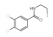 Benzamide,3,4-dichloro-N-(2-iodoethyl)- structure