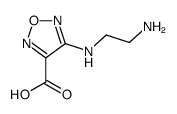 1,2,5-Oxadiazole-3-carboxylicacid,4-[(2-aminoethyl)amino]-(9CI) structure