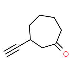 Cycloheptanone, 3-ethynyl- (9CI)结构式