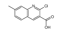 2-chloro-7-methyl-quinoline-3-carboxylic acid结构式